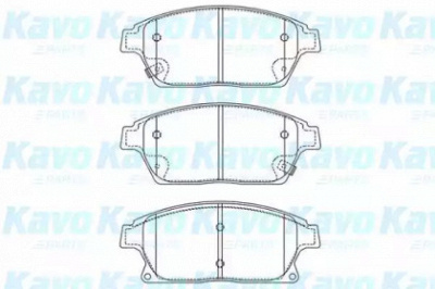 KAVO PARTS bp1020 -  Комплект тормозных колодок, дисковый тормоз